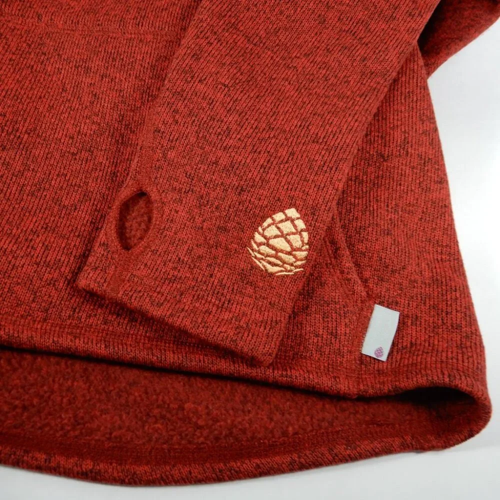 Stio Sweetwater Fleece Hoodie Size S Autumn Red Heather NEW $139 - Picture 10 of 12